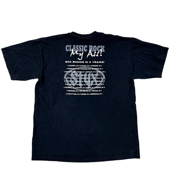 Vintage 2003 Styx Cyclorama Tour Classic Rock My A$s Black T-Shirt Size XL - Picture 2 of 4